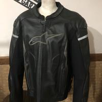 Giacca moto alpinestars pelle