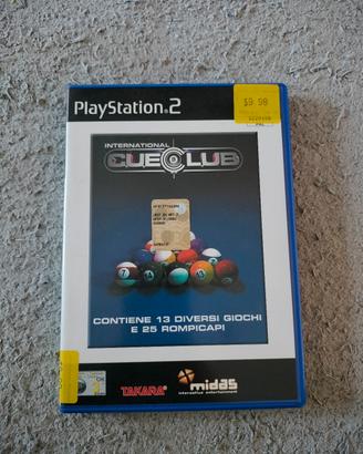 Gioco PS2 biliardo International Cue Club