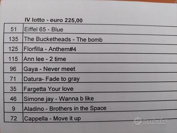 Dischi dance anni 90 vinile 12'  lotto4