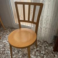 6 Sedie in legno