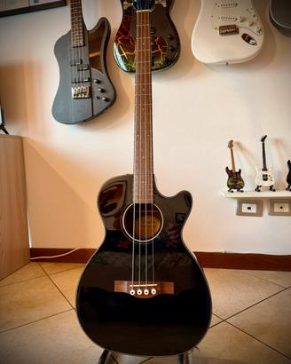 Fender CB-60SCE basso acustico Flat Wound Strings