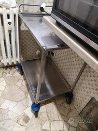carrello in acciaio inox