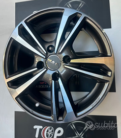 4 CERCHI DA 16 X FORD FIESTA/ECOSPORT 6,5X16 ET40 