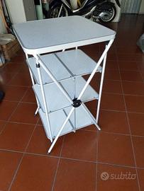 Mobiletto porta oggetti per tenda o roulotte