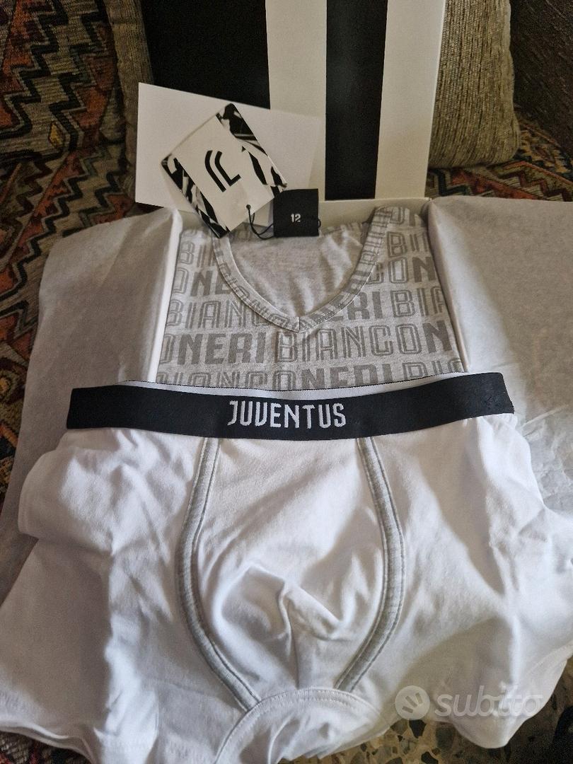 Completo Intimo Bambino Juventus Grigio