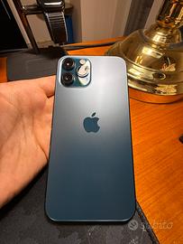 iPhone 12 Pro Max 255GB blu + cover e pellicola
