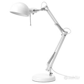 Lampada da lavoro IKEA FORSÅ bianca orientabile