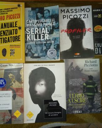 lotto 5 libri di Massimo Picozzi e Carlo Lucarelli