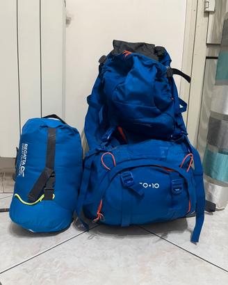 Zaino e Sacco a pelo da trekking Regatta