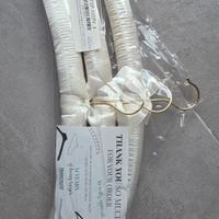 Grucce Imbottite Bianco Avorio per Abiti da Sposa