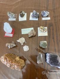 Collezione di Minerali:Ametista, Epidoto, Bornite