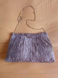 Borsa in vera pelle di pitone