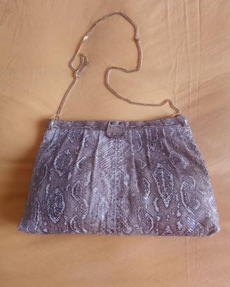 Borsa in vera pelle di pitone