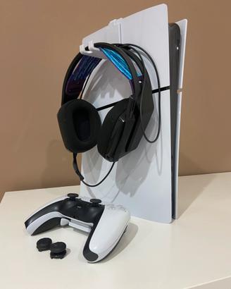 PS5 Slim+Joystick personalizzato+Cuffie