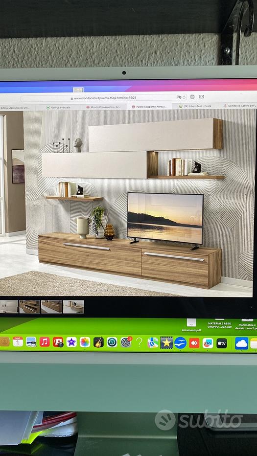 Open Space Con Libreria Lume Design Living Room Wall TopArredi