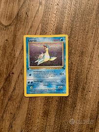 Lapras 10/62 Holo Fossil Prima Edizione
