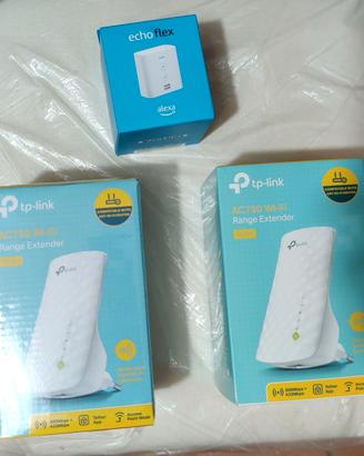 Alexa Echo Flex e Range Extender TP-Link