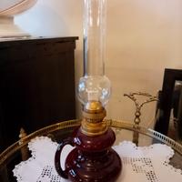 lanterna vetro rosso