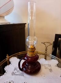 lanterna vetro rosso