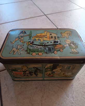 Scatola latta vintage Mariarosa Bertolini '50/60