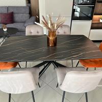 TAVOLO DESIGN CON PIANO IN CERAMICA