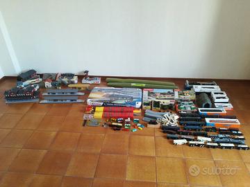 trenino e accessori per plastico ferroviario