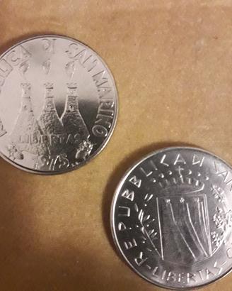 100 lire  Repubblica San Marino