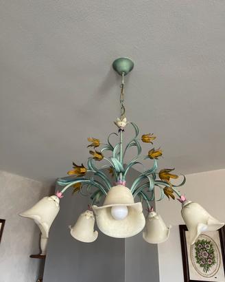 Set 2 lampadari, 1 plafoniera e 2 applique