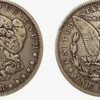 monete argento  dollari Morgan e  pace