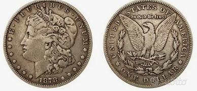 monete argento  dollari Morgan e  pace