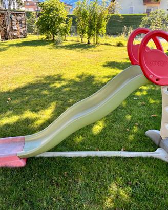 Smoby Scivolo da giardino a doppia onda Water Fun