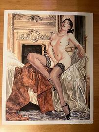 Milo Manara – Stampa Il Gioco  - Sous la soie