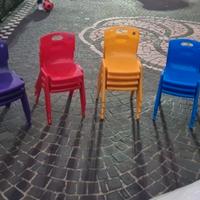 Stock Sedioline Bimbi Colorate Ludoteche Feste