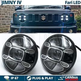 FARI LED 7'' Per SUZUKI JIMNY 4 6500K Bianco Puro