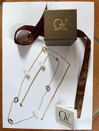 Collana arento 925 color oro