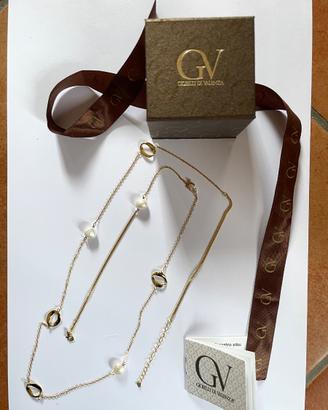 Collana arento 925 color oro