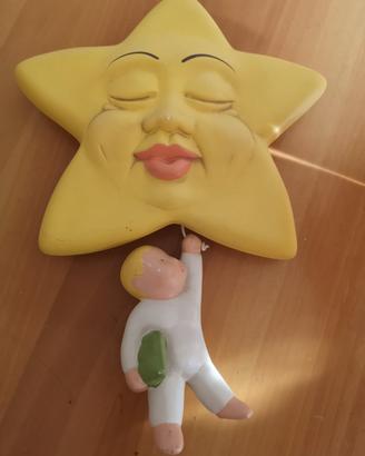 carillon in ceramica bimbo con stella 