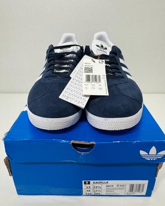adidas Gazelle Navy Blue NUOVE con Cartellino T48