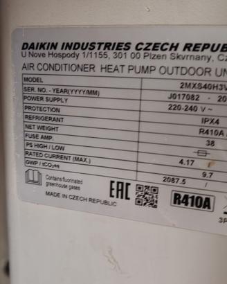 Unità esterna climatizzatore Daikin