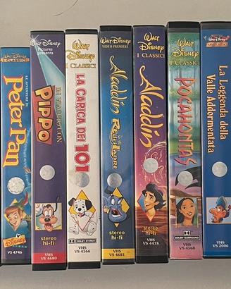 Lotto di 22 VHS originali Disney