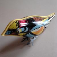 UCCELLINO giocattolo in latta