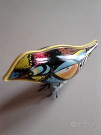 UCCELLINO giocattolo in latta