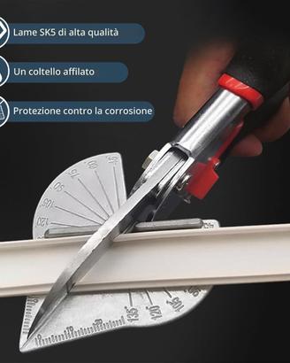 Taglierina a 45 gradi canalina per cavi elettrici