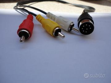 Cavo DIN 8 pin  maschio a 3 RCA