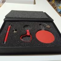 Set 3 pezzi rosso cuore Emanuela Biffoli Firenze 