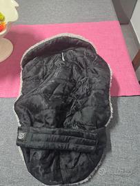 Piumino cane Luna & Teo nero/grigio