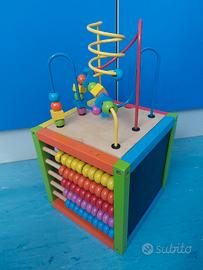 cubo legno multigioco