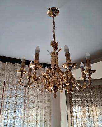 lampadario e abat-jour d epoca