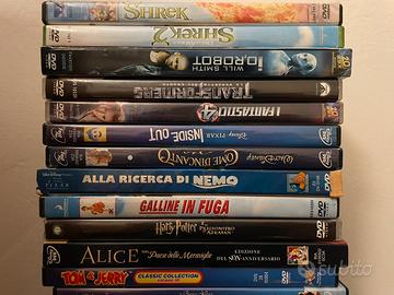 collezione DVD film Disney e Pixar 2-3€ l’uno