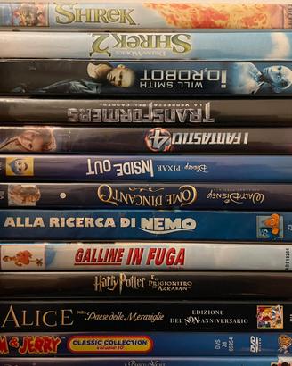 collezione DVD film Disney e Pixar 2-3€ l’uno
